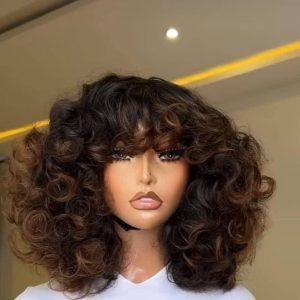 Omotala Blend Curly Bob Wig