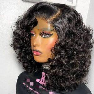 Luxe Full Closure Curly Bob Wig