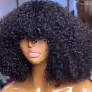 Celebrity-Inspired 13×6 HD 12″ Curly Pixie Wig