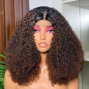 Lux Deep Curly Ombre Lace Wig
