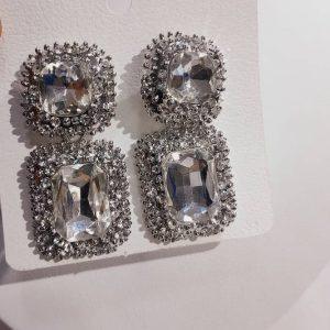 Glamour Royale Crystal Stud Earrings