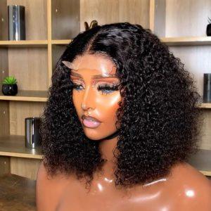 12 inches Curly Bob Wig