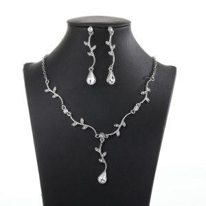 Crystal Vine Drop Jewelry Set