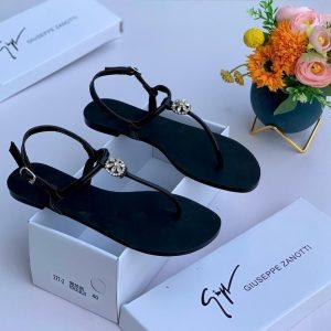 Giuseppe Zanotti Jeweled Thong Sandals