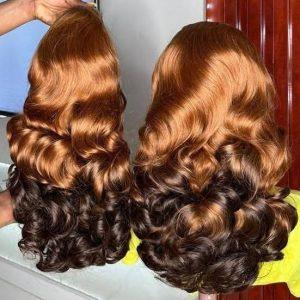22-Inch SDD Bounce Wig – Color 30/4 Two -Tone Glam