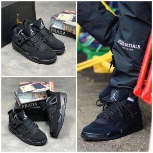 The Air Jordan 4 "Black Cat" Sneakers