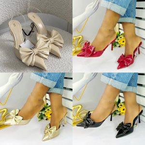ZARA-Inspired Elegant Bow Sling-back Heels – Where Chic Meets Charm