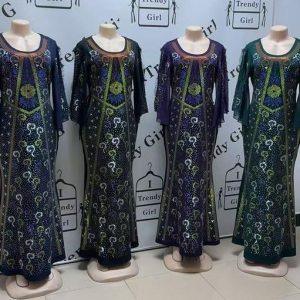 Premium Sequin Embellished Kaftan Gown