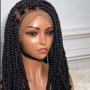 Short Box Braid Bob Wig