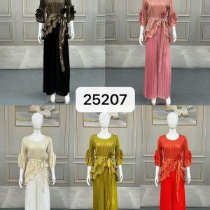 Refined Pleated Two‑Piece Set