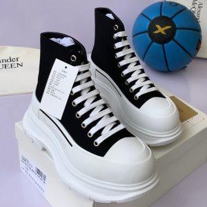 Alexander McQueen-Inspired Chunky High-Top Sneakers – Bold Meets Luxury