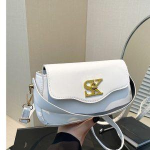 Elegant White Mini Crossbody Bag