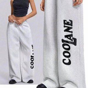 Women's Oversized Graphic Joggers