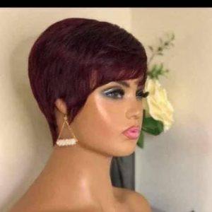 Elegant Short Pixie Wig with Natural Shine