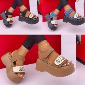 GLLIN High-Platform Chunky Sandals