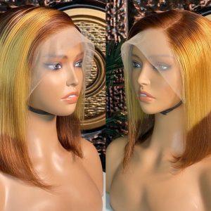 Full Frontal (3 Tone) - 4/30/4 Straight Bob Wig