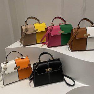 Bold & Elegant Color Block Handbags