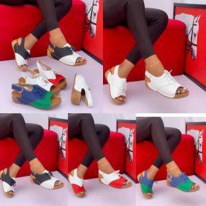 Dual-Tone Orthopedic Sandals for Women