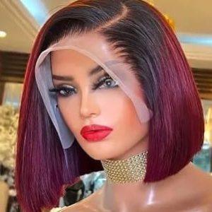 1B/99J Full Frontal Straight Bob Wig