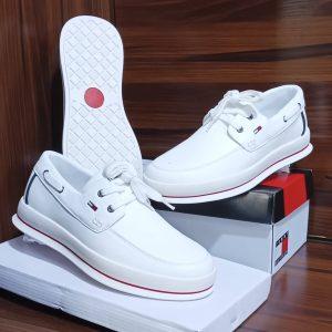 Men’s Premium White Designer-Inspired Sneakers