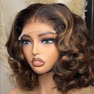 5x5 Lace Closure Piano Highlight Bounce Wig