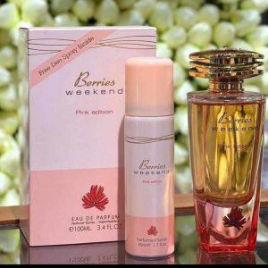 Berries Weekend Pink Edition + Free Perfumed Spray