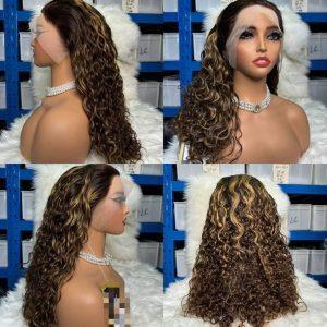 20-Inches Sassy Curls Piano Highlight Lace Wig