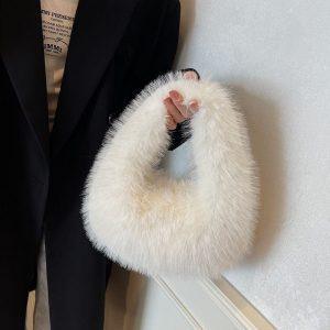 Plush Luxe Faux Fur Handbag