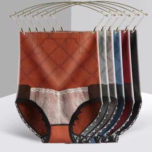Seamless High‑Waist Lace Panty