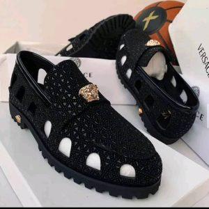 Luxury Men’s Designer Cutout Loafers