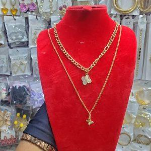 Radiant Layered Butterfly Necklaces