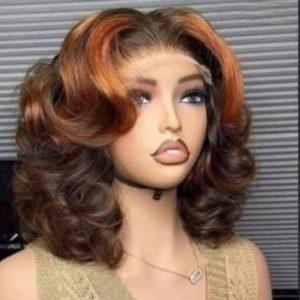 Elegant Layered Highlight 14-Inches Bounce p4/350 Bob Wig