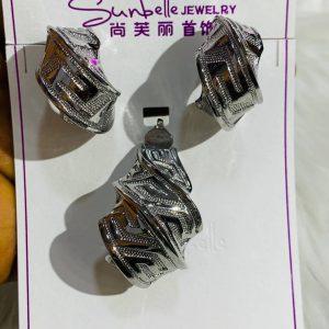 Sunbelle Sculpted Elegance Jewelry Set