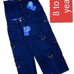 Kids Unisex Cargo Jeans