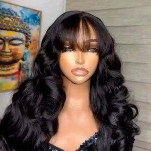 Luxury SDD Closure Fringe Bounce Wig