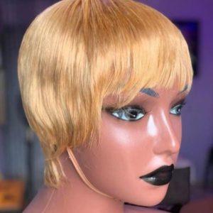 Premium Skull Cap Human Hair Wig - Color 27