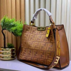 Luxury Monogrammed Tote Handbag