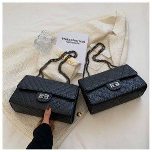 Classic Quilted Chain Shoulder Bag