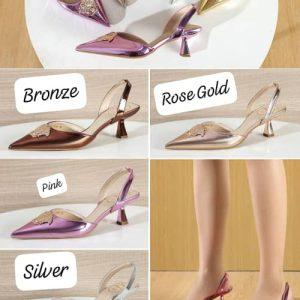 JL-2542B Luxury Sling-back Pointed-Toe Heels