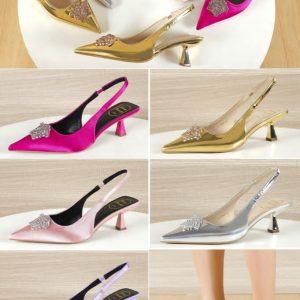 JL-2542B Luxury Sling-back Pointed-Toe Heels (Sizes 37–42)