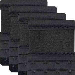 Premium 3-Hook Elastic Bra Extenders