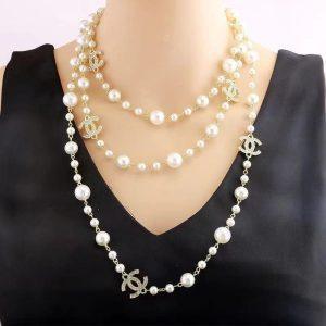 Elegant Layered Pearl Necklace With Luxury-Inspired Charms