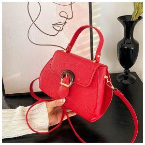 Elegant Mini Top-Handle Crossbody Bag