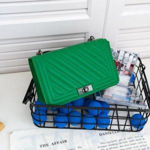 Elegant Classic Quilted Channel Copy Crossbody Bag