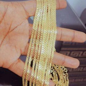 Gold-Tone Sunbelle Style Replica Necklace
