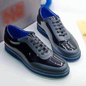 Luxury Patent Leather Men’s Designer Sneakers