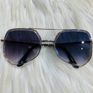 Premium Hexagonal Gradient-Lens Sunglasses