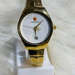 Luxury Leek-world Gold-Plated Women’s Wristwatch