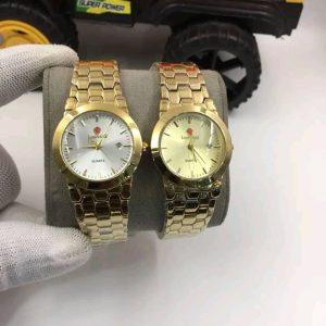 Luxury Gold-Plated Ladies’ Quartz Wristwatch