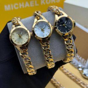 Michael Kors Luxury Chain-Link Women’s Wristwatch Collection
